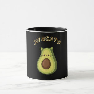 Avocado och Cat Lovers. AVOCATO MUGG