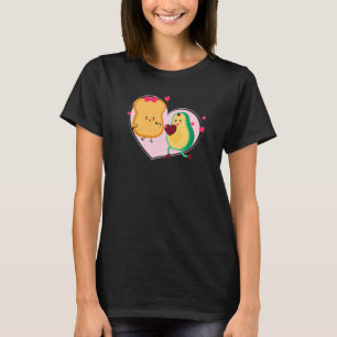 Avocado och Toast Cute Avocado Vegan Food T Shirt