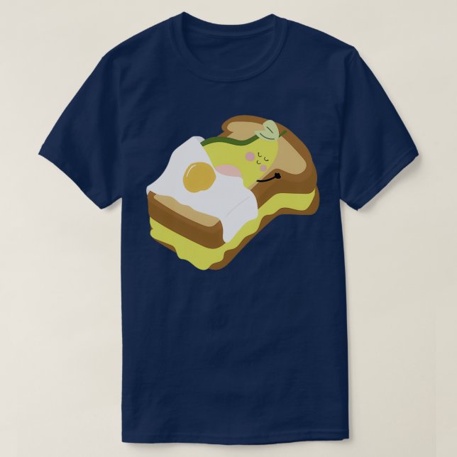 Avocado på en giva Avocado Vegan Veggies som Kärle T Shirt (Design framsida)
