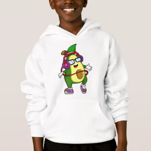 Avocado på Music med hörlurar T Shirt