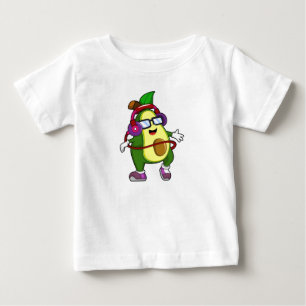 Avocado på Music med hörlurar T Shirt