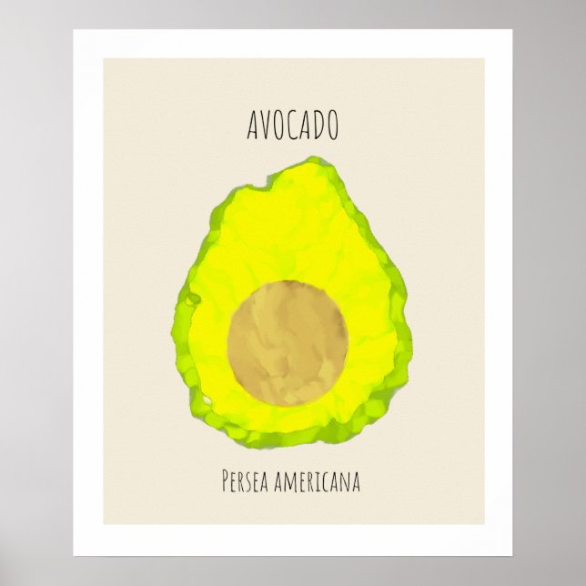 Avocado Painting Poster (Framsidan)