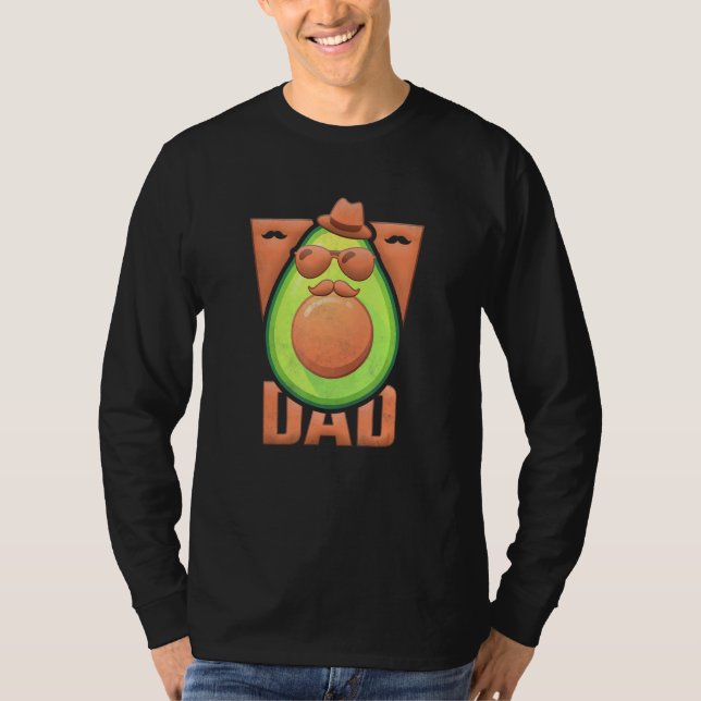 Avocado Pappa T Shirt (Framsida)