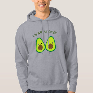 Avocado par du är så Grönt Manar Hoodie