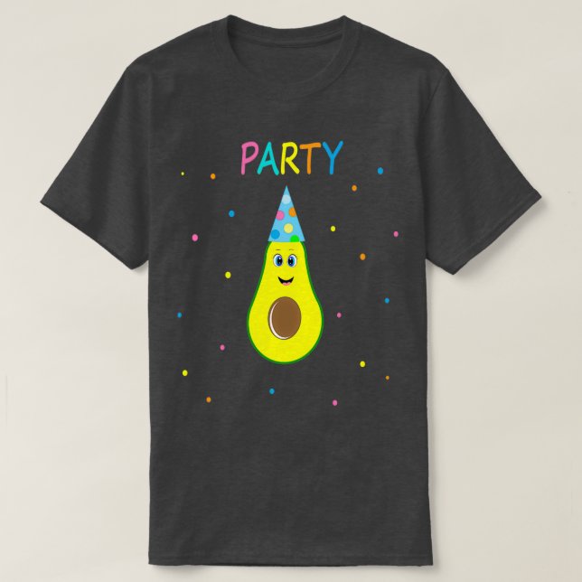 Avocado Party Classic TShirt T Shirt (Design framsida)