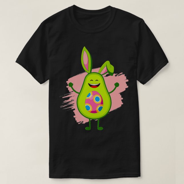 Avocado Påsk för Avocado och Påsk Älskare Öster T Shirt (Design framsida)