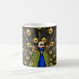 Avocado Peacock 11oz Kaffemugg
