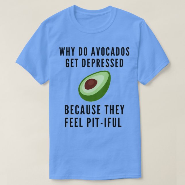 Avocado Pit Joke T Shirt (Design framsida)