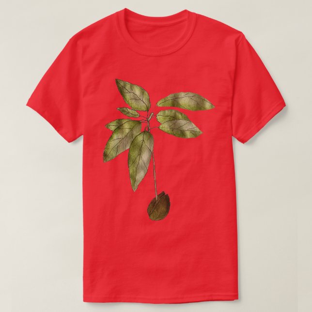 Avocado Plant Classic TShirt T Shirt (Design framsida)
