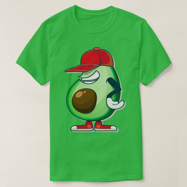 AVOCADO PLAY BASEBALL T SHIRT (Design framsida)