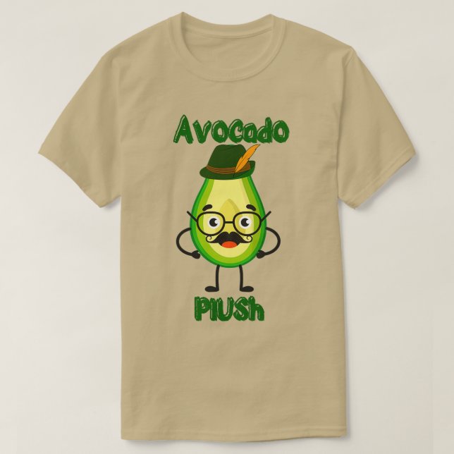 Avocado Plush 6 T Shirt (Design framsida)