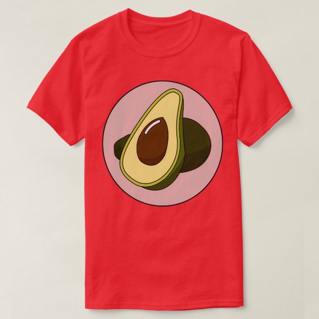 Avocado plush Avocado Älskare Addence Cute Avocad T Shirt (Design framsida)