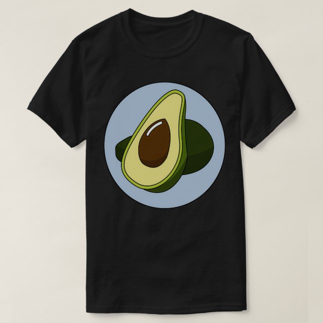 Avocado plush Avocado Älskare Addence Cute Avocad T Shirt (Design framsida)