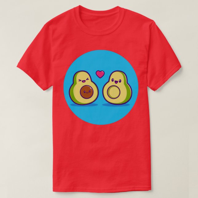 Avocado plush avocado par t shirt (Design framsida)