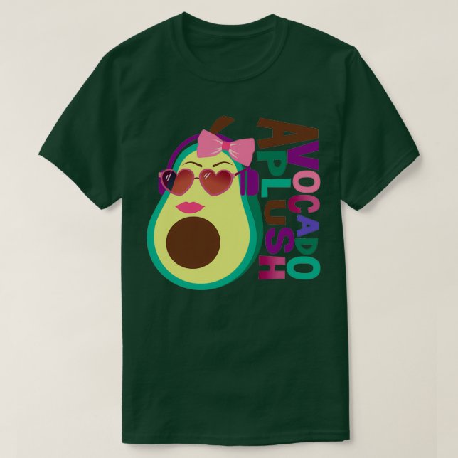 Avocado plush Funny Fruit Classic TShirt T Shirt (Design framsida)