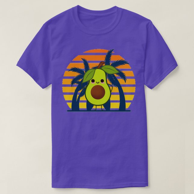 avocado plush lustig avocado Classic TShirt T Shirt (Design framsida)