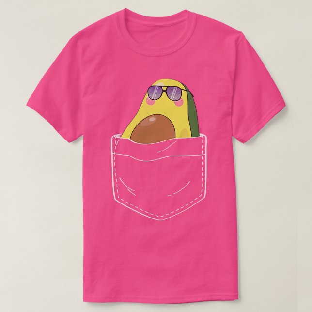 Avocado Pocket AvocadoAvocado i min Pocket T Shirt (Design framsida)