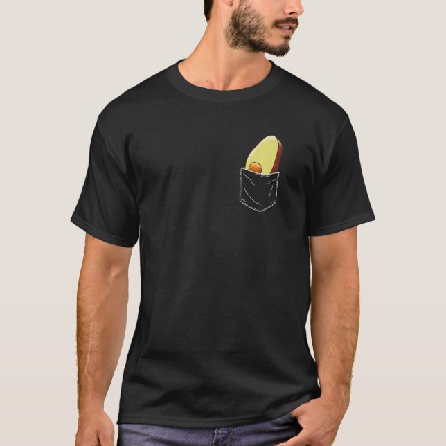 Avocado Pocket T Shirt (Framsida)