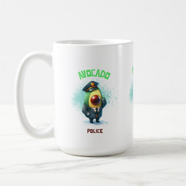 Avocado Police Kaffemugg (Vänster)