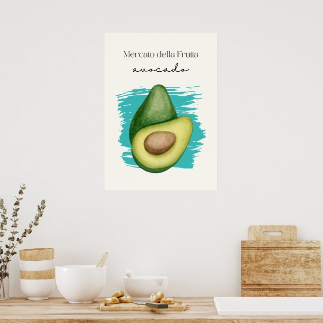 Avocado Poster (Kök)