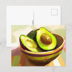 Avocado, postkorsning vykort