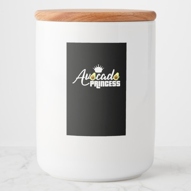 Avocado Princess Mat Etikett (Framsida)