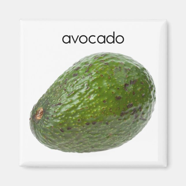 Avocado Refrigerator Magnet (Framsidan)
