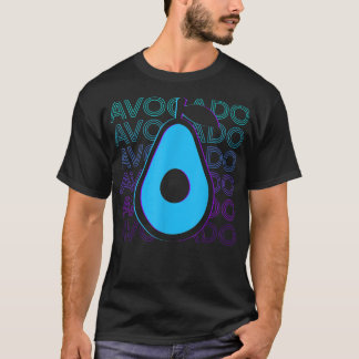 Avocado Retro Avocado T Shirt