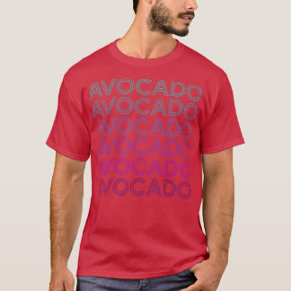 Avocado Retro T Shirt