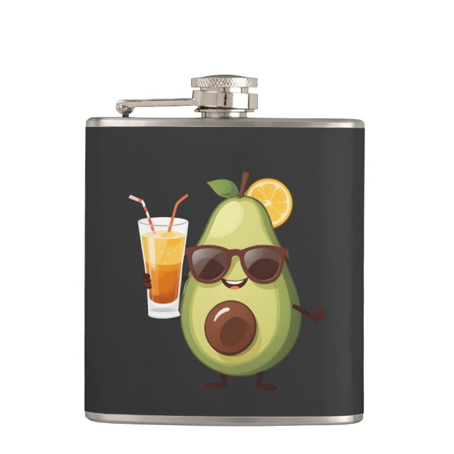 Avocado Roligt Cheerful Vacation Tropical Drink Fr Fickplunta (Framsidan)