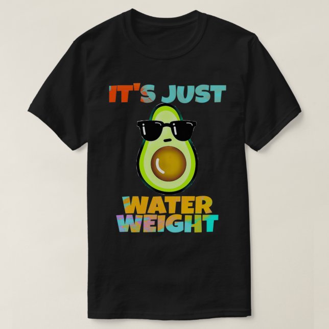 Avocado, roligt och söt mat t shirt (Design framsida)