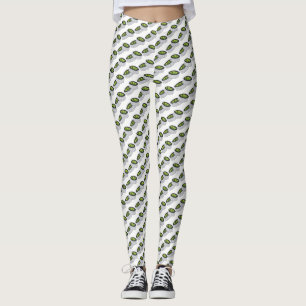 Avocado Roll japansk Restaurant Sushi Food Foodie Leggings