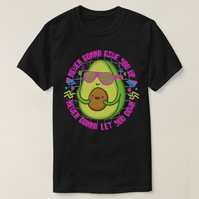 Avocado Rolled T Shirt (Design framsida)