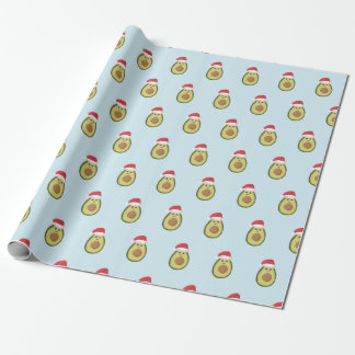 Avocado Santa Wrapping Papper Presentpapper