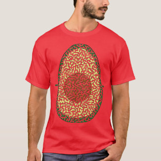 Avocado Shaped Maze La T Shirt