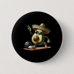 Avocado Showing Bowling Skills Cinco De Mayo Funny Knapp