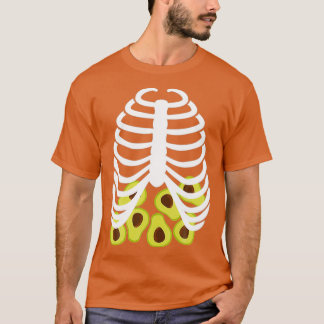 Avocado Skeleton T Shirt