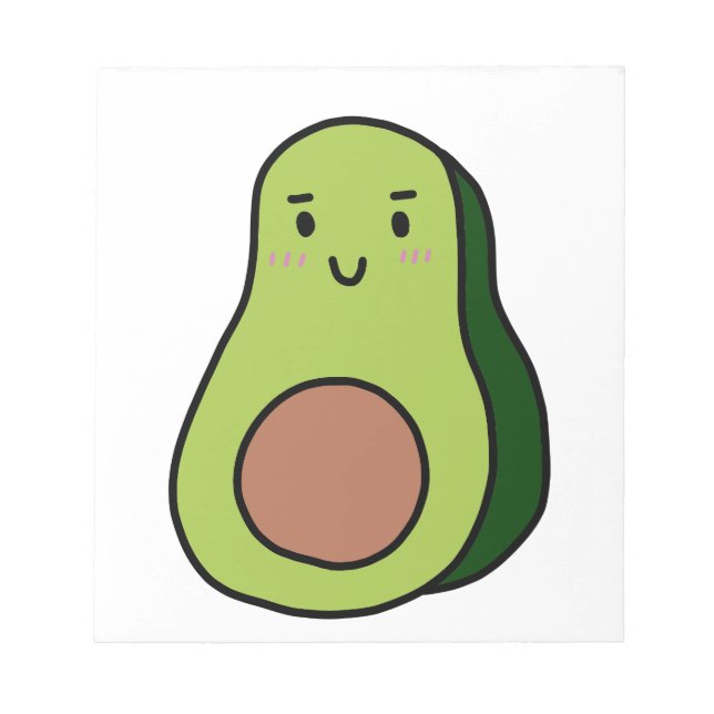 AVOCADO-skjortor, tillbehör, CUTE! Anteckningsblock (Framsida)