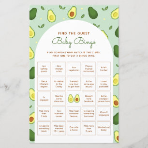 Avocado, sök upp gästbabyvilan Bingo