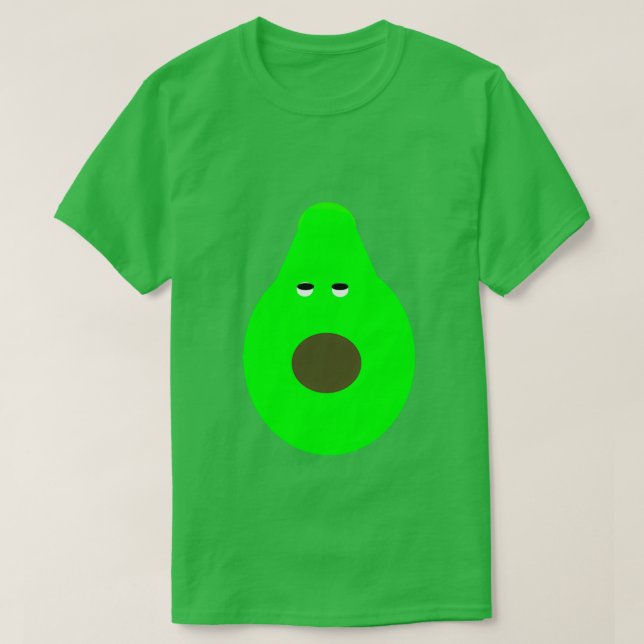 AVOCADO SOM ÄR IRRITETERAT OCH SOM RÖR DERAS ÖGA T SHIRT (Design framsida)