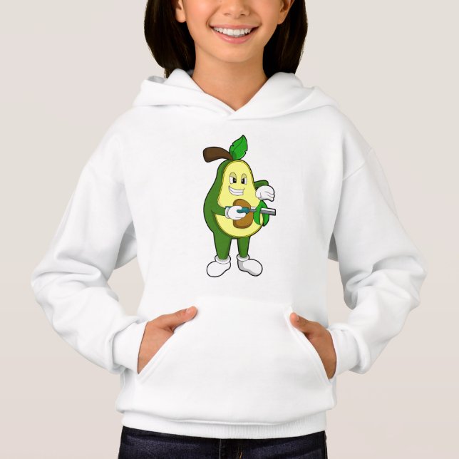 Avocado som Hairdresser med Razor T Shirt (Framsida)