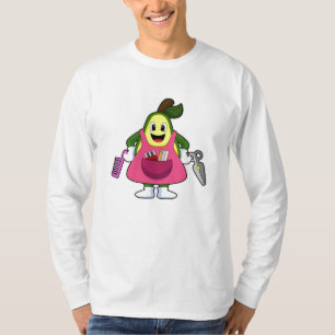 Avocado som Hairdresser med saxar & Comb T Shirt