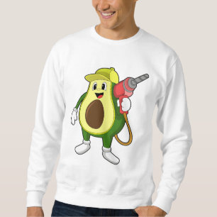 Avocado som hantverkare med examen lång ärmad tröja
