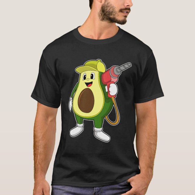 Avocado som hantverkare med examen t shirt (Framsida)