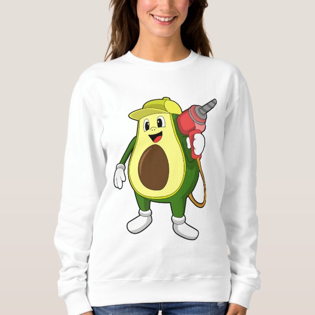 Avocado som hantverkare med examen t shirt (Framsida)