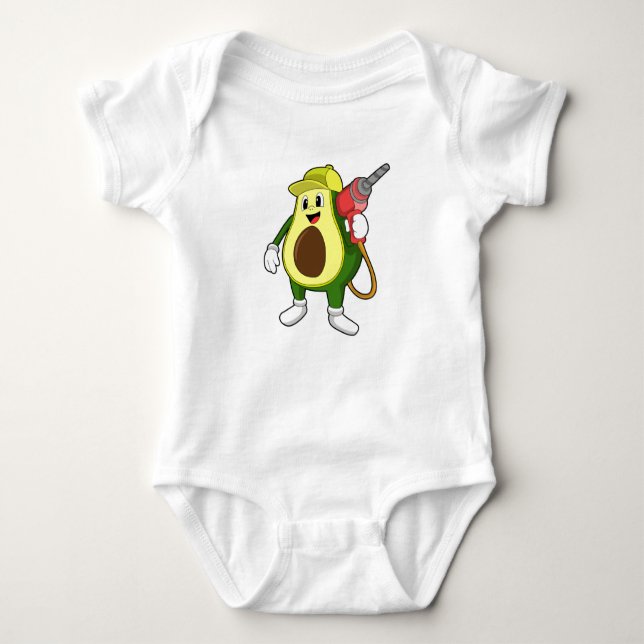 Avocado som hantverkare med examen t shirt (Framsida)