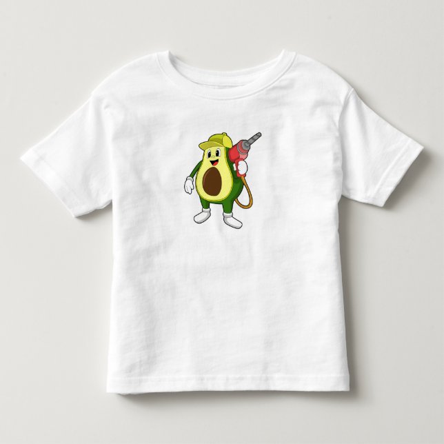 Avocado som hantverkare med examen t shirt (Framsida)