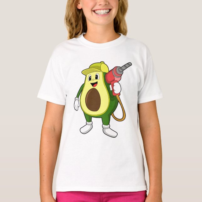 Avocado som hantverkare med examen t shirt (Framsida)