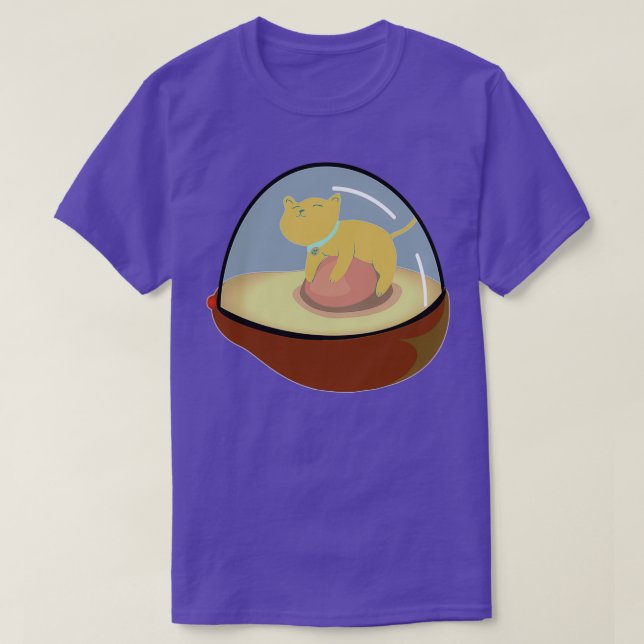 Avocado Spaceship T Shirt (Design framsida)