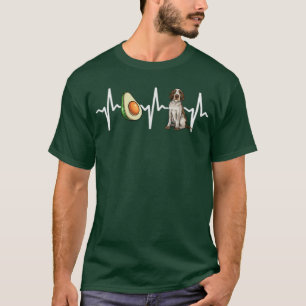 Avocado Spinoni Italiani Heartslag Hund älskare T Shirt